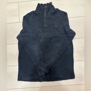 Polo 1/4 Zip Pullover Sweater